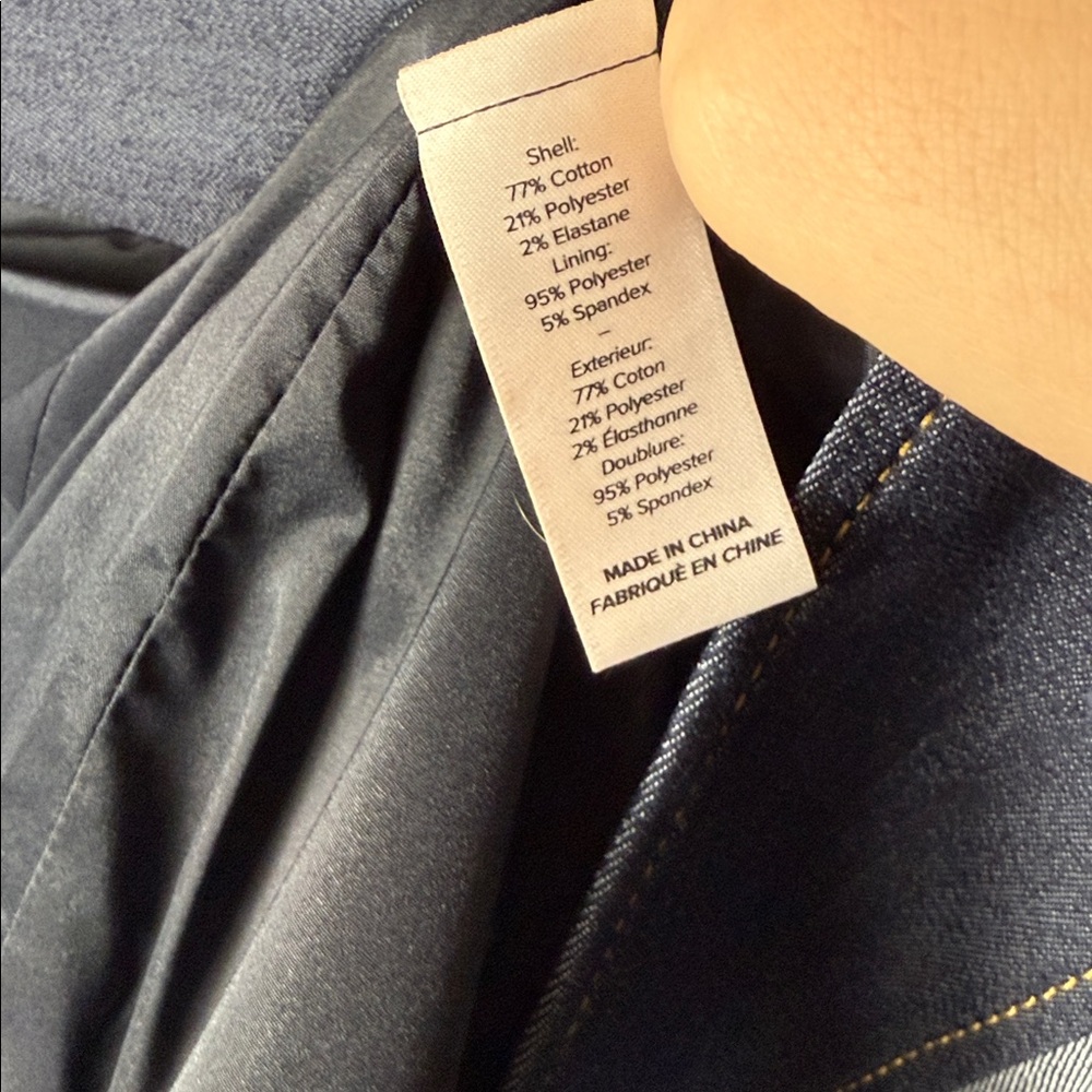 cinq a sept Two-Tone Dark and Light Denim Blazer - Picture 7 of 9